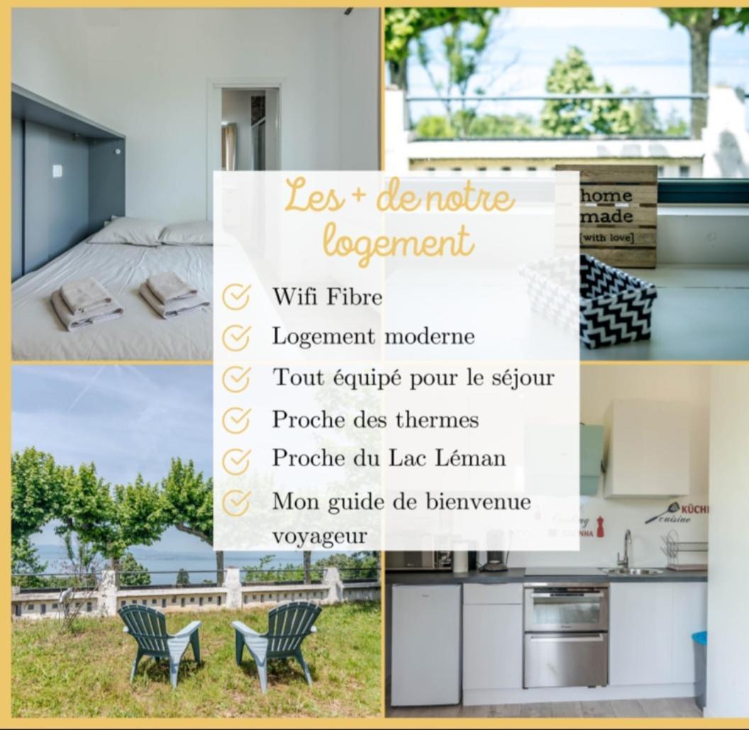 Appartement Cozy 2 Panoramique Lac Leman Τονόν-λε-Μπαιν Εξωτερικό φωτογραφία